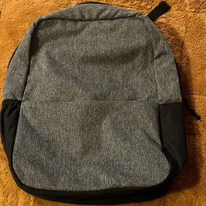 Gray and black laptop bag